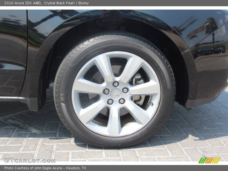 Crystal Black Pearl / Ebony 2010 Acura ZDX AWD