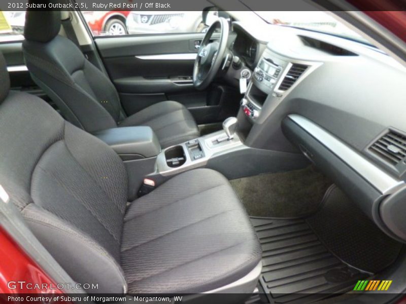 Ruby Red Pearl / Off Black 2012 Subaru Outback 2.5i