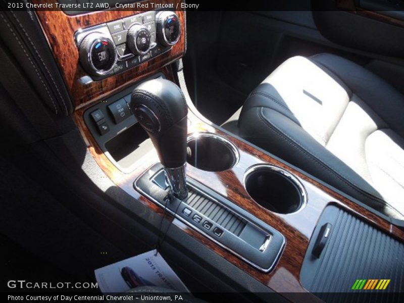 Crystal Red Tintcoat / Ebony 2013 Chevrolet Traverse LTZ AWD