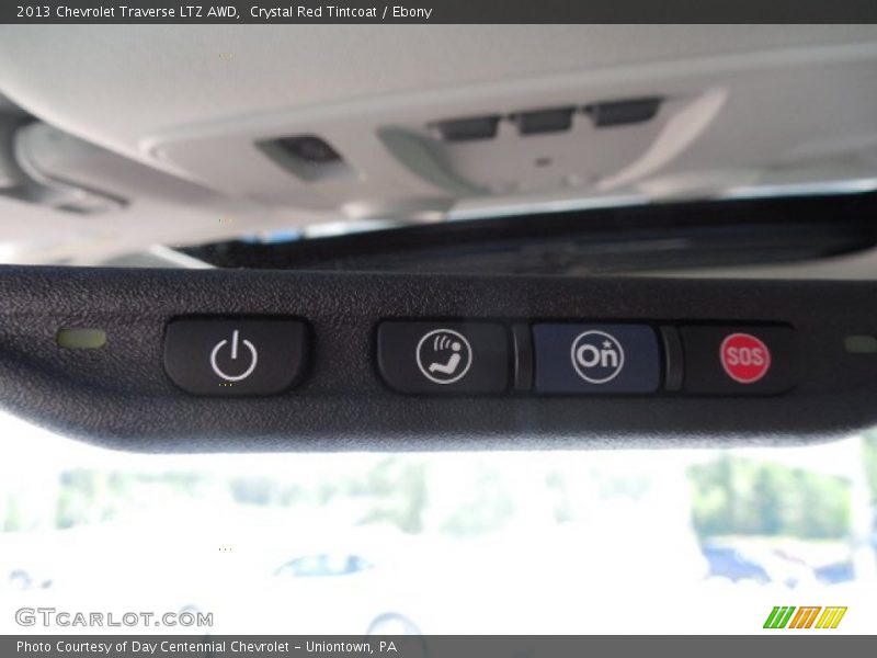 Crystal Red Tintcoat / Ebony 2013 Chevrolet Traverse LTZ AWD