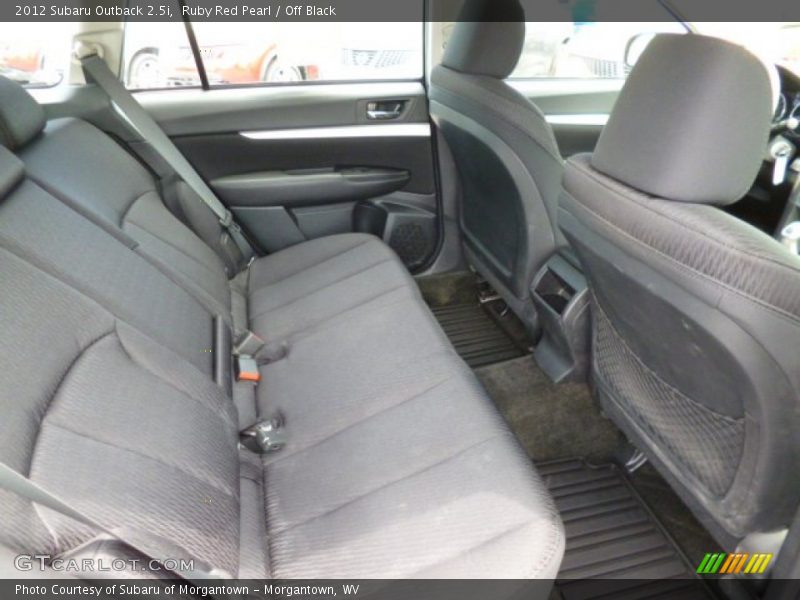 Ruby Red Pearl / Off Black 2012 Subaru Outback 2.5i