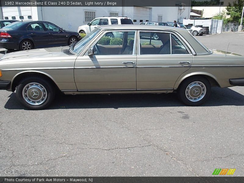 Light Ivory / Beige 1982 Mercedes-Benz E Class 240 D Sedan