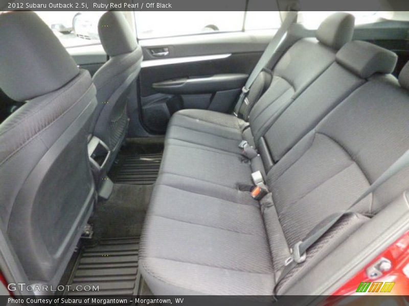 Ruby Red Pearl / Off Black 2012 Subaru Outback 2.5i