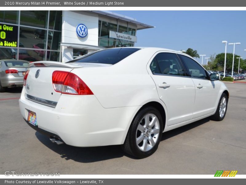 White Suede / Medium Light Stone 2010 Mercury Milan I4 Premier