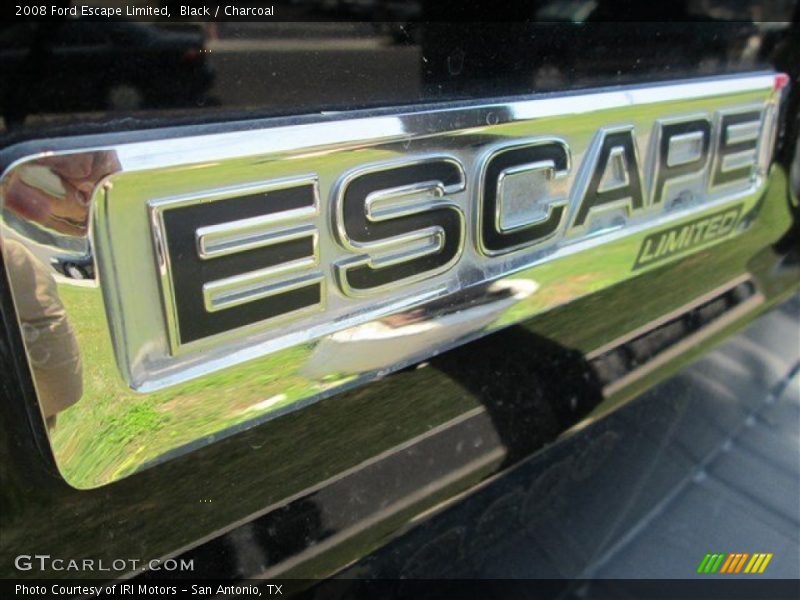 Black / Charcoal 2008 Ford Escape Limited