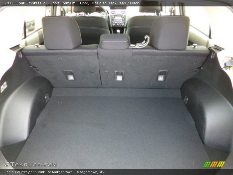 Obsidian Black Pearl / Black 2012 Subaru Impreza 2.0i Sport Premium 5 Door
