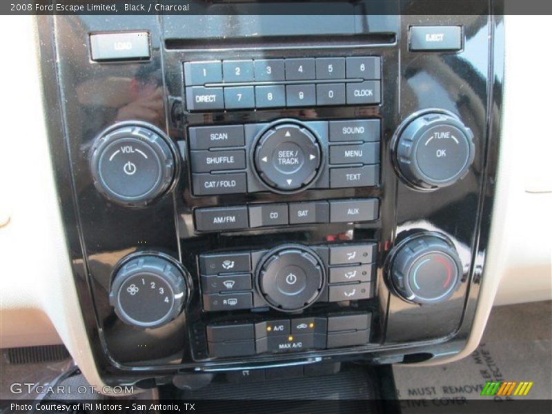 Black / Charcoal 2008 Ford Escape Limited