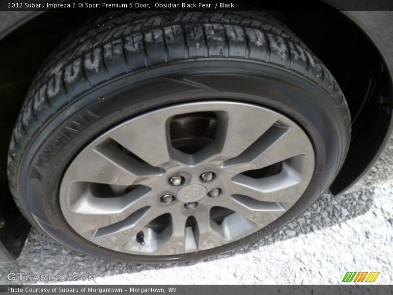 Obsidian Black Pearl / Black 2012 Subaru Impreza 2.0i Sport Premium 5 Door
