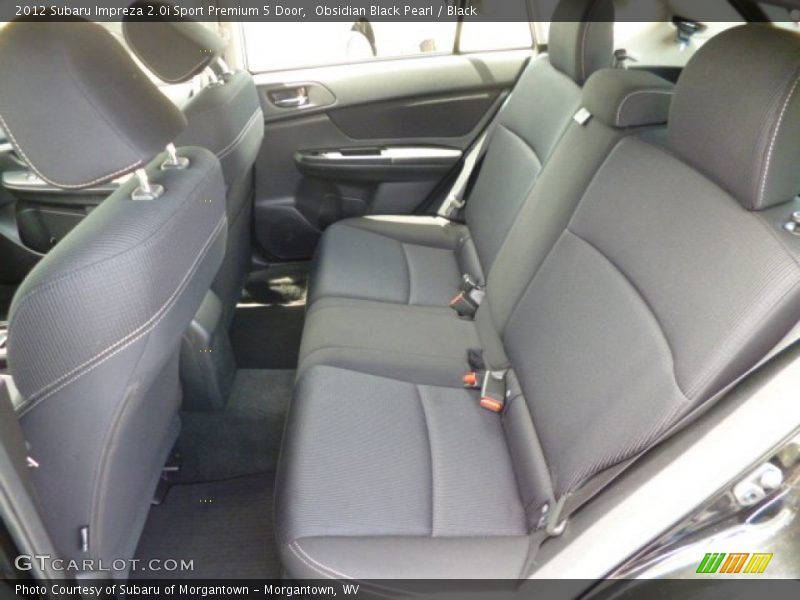 Obsidian Black Pearl / Black 2012 Subaru Impreza 2.0i Sport Premium 5 Door