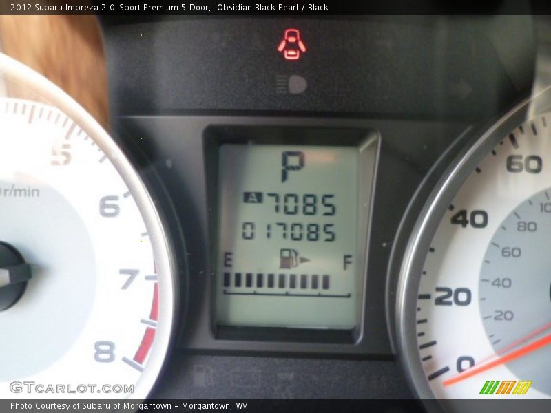 Obsidian Black Pearl / Black 2012 Subaru Impreza 2.0i Sport Premium 5 Door