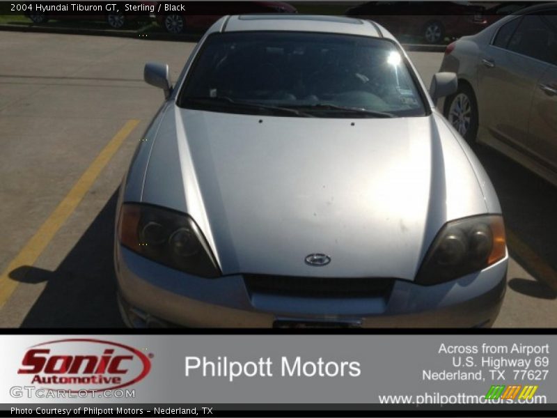 Sterling / Black 2004 Hyundai Tiburon GT