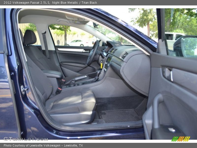 Night Blue Metallic / Titan Black 2012 Volkswagen Passat 2.5L S