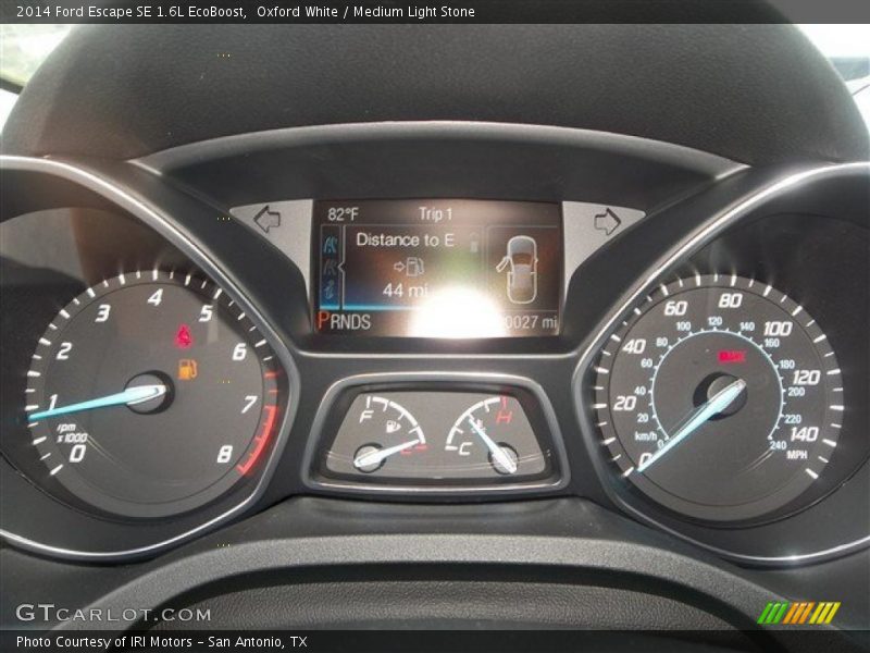 Oxford White / Medium Light Stone 2014 Ford Escape SE 1.6L EcoBoost