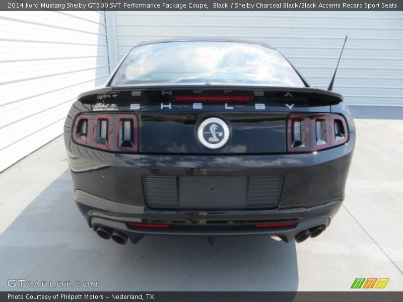 Black / Shelby Charcoal Black/Black Accents Recaro Sport Seats 2014 Ford Mustang Shelby GT500 SVT Performance Package Coupe