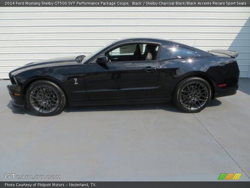  2014 Mustang Shelby GT500 SVT Performance Package Coupe Black