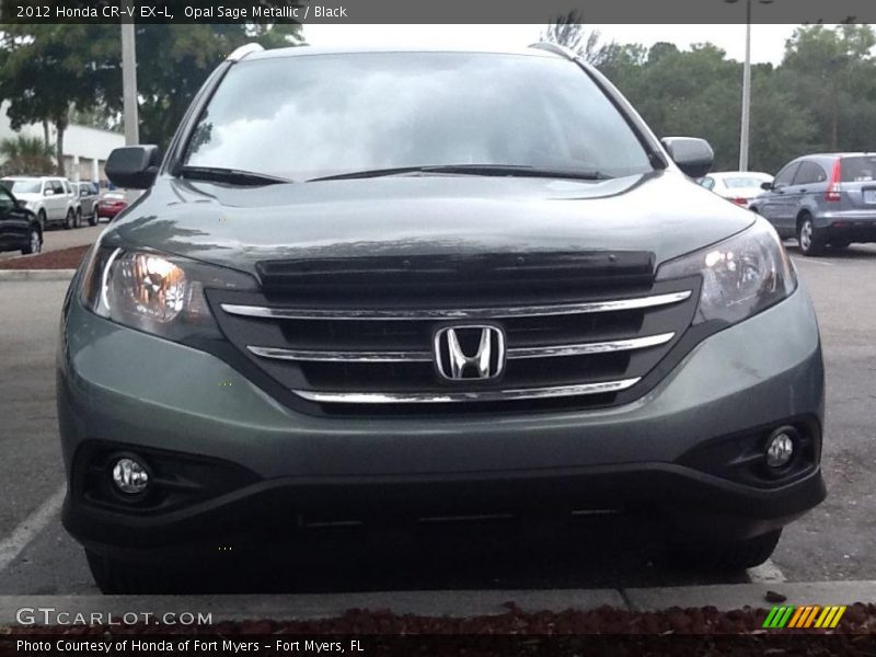 Opal Sage Metallic / Black 2012 Honda CR-V EX-L