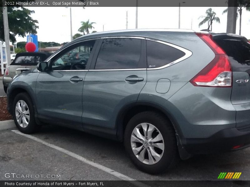 Opal Sage Metallic / Black 2012 Honda CR-V EX-L