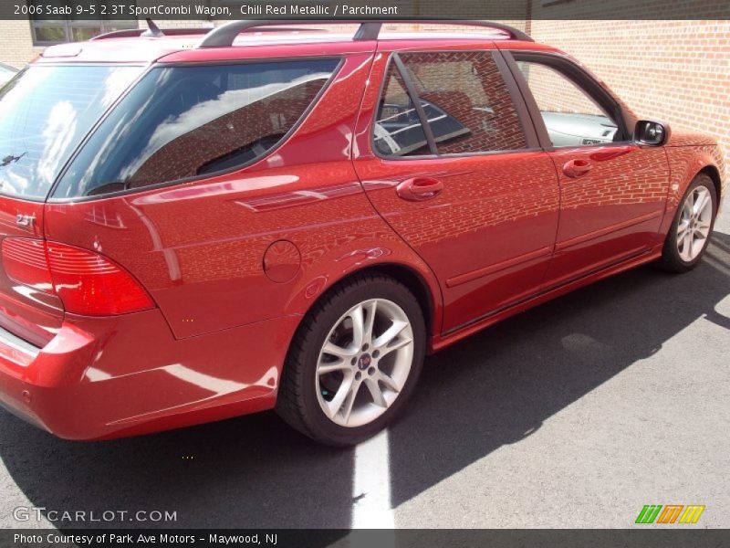 Chili Red Metallic / Parchment 2006 Saab 9-5 2.3T SportCombi Wagon