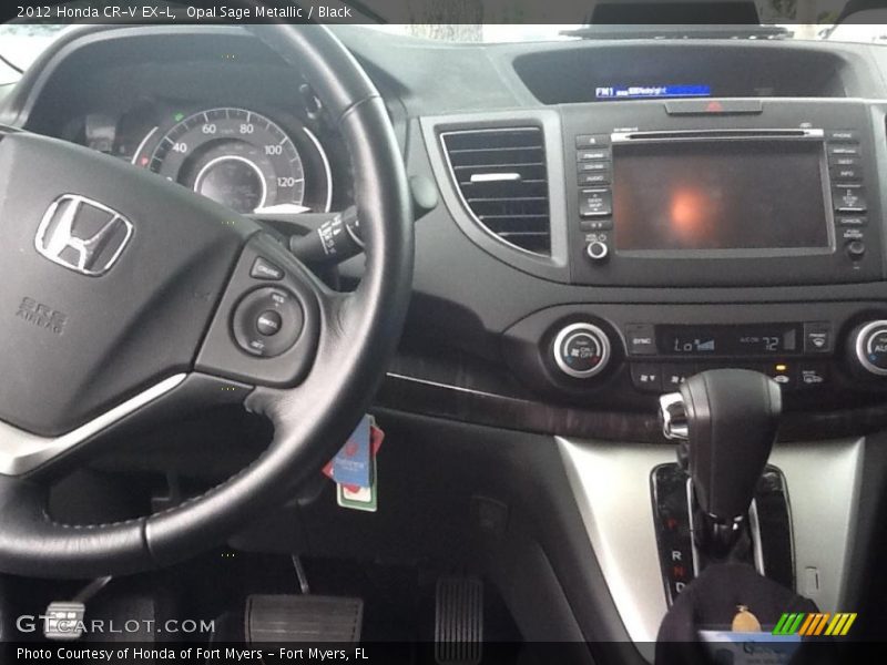 Opal Sage Metallic / Black 2012 Honda CR-V EX-L