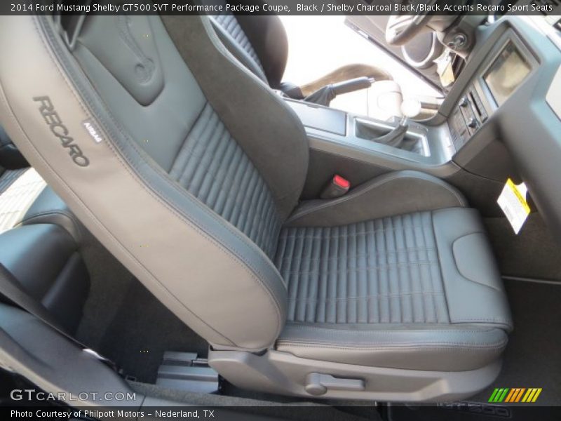 Front Seat of 2014 Mustang Shelby GT500 SVT Performance Package Coupe
