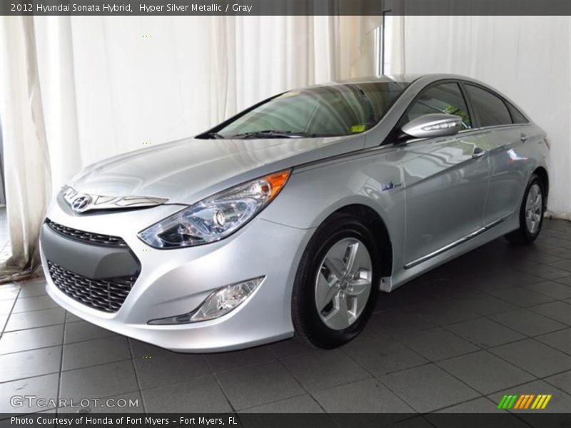 Hyper Silver Metallic / Gray 2012 Hyundai Sonata Hybrid