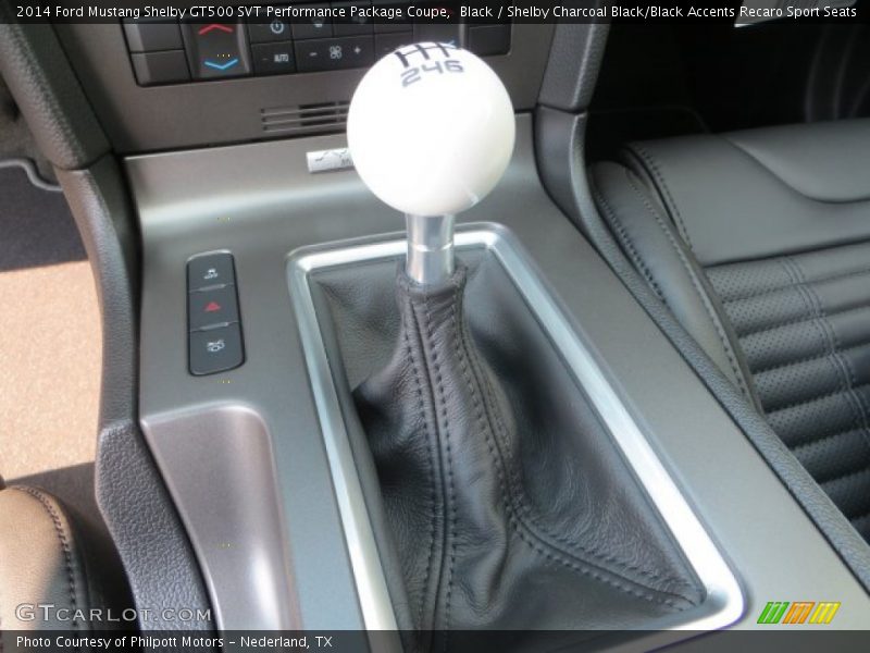  2014 Mustang Shelby GT500 SVT Performance Package Coupe 6 Speed Manual Shifter