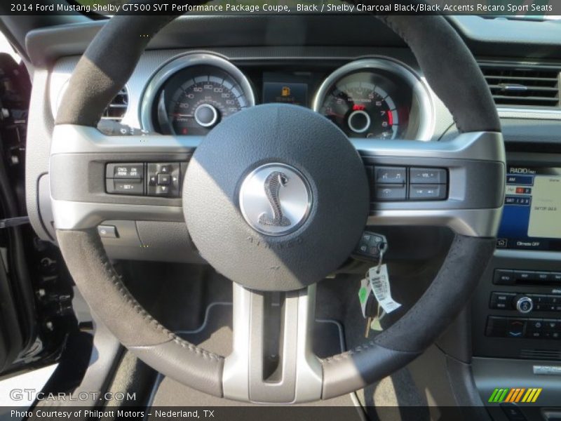  2014 Mustang Shelby GT500 SVT Performance Package Coupe Steering Wheel
