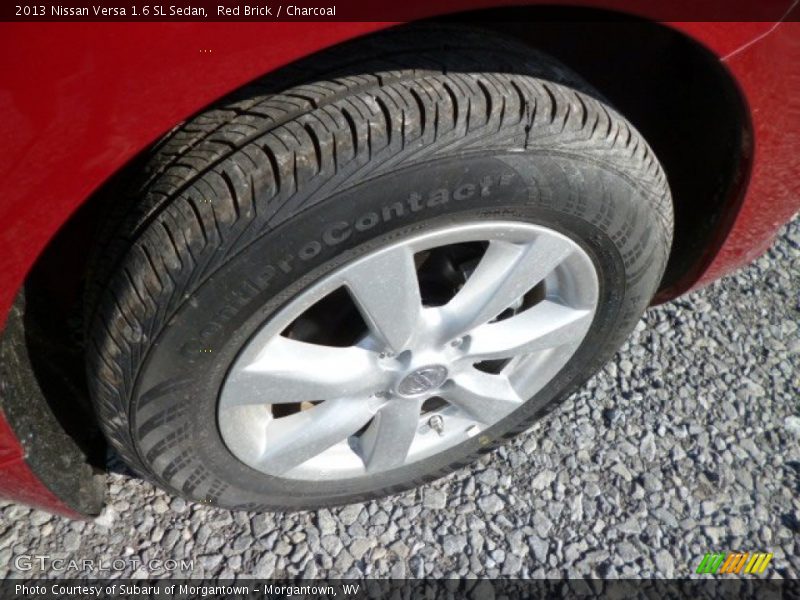 Red Brick / Charcoal 2013 Nissan Versa 1.6 SL Sedan
