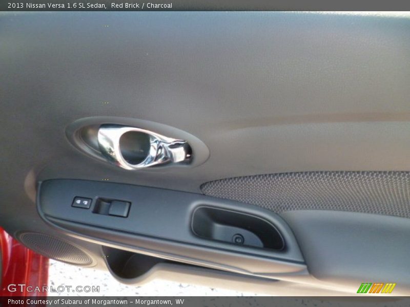 Red Brick / Charcoal 2013 Nissan Versa 1.6 SL Sedan