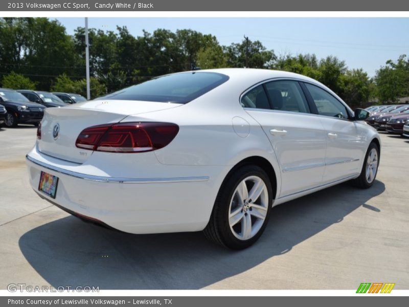 Candy White / Black 2013 Volkswagen CC Sport