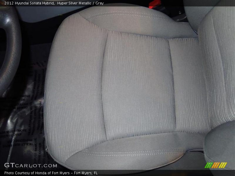 Hyper Silver Metallic / Gray 2012 Hyundai Sonata Hybrid