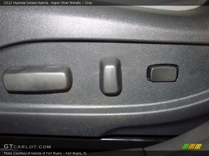 Hyper Silver Metallic / Gray 2012 Hyundai Sonata Hybrid
