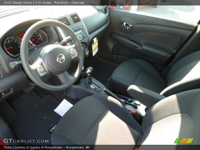 Red Brick / Charcoal 2013 Nissan Versa 1.6 SL Sedan