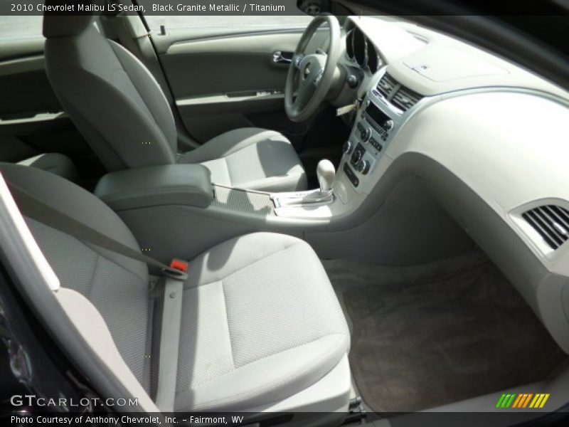 Black Granite Metallic / Titanium 2010 Chevrolet Malibu LS Sedan