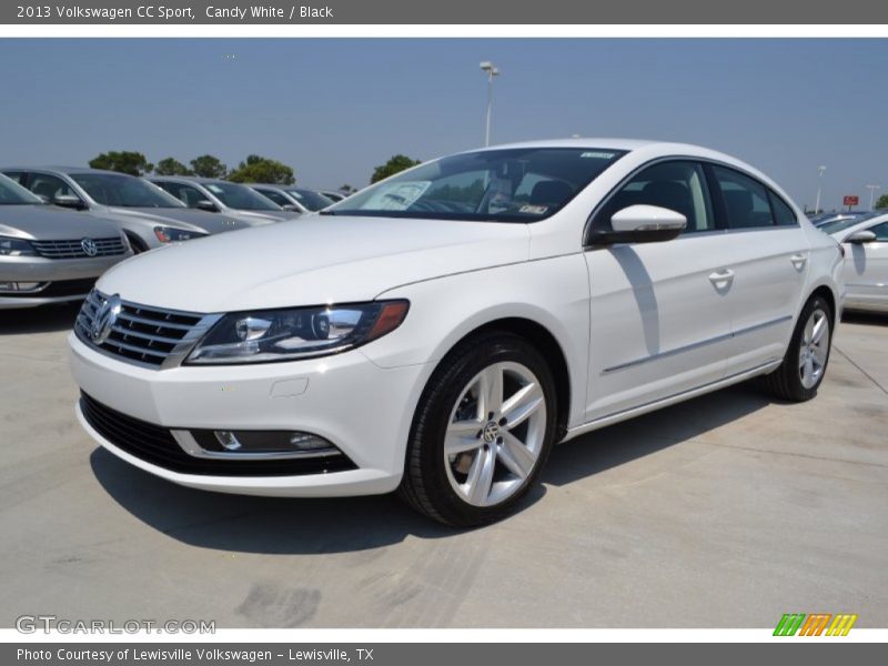 Candy White / Black 2013 Volkswagen CC Sport