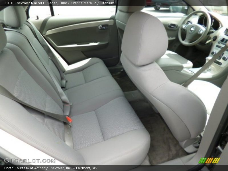 Black Granite Metallic / Titanium 2010 Chevrolet Malibu LS Sedan