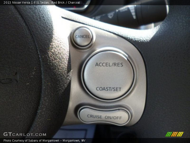 Red Brick / Charcoal 2013 Nissan Versa 1.6 SL Sedan