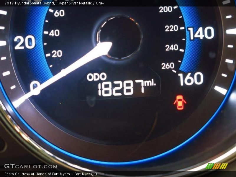 Hyper Silver Metallic / Gray 2012 Hyundai Sonata Hybrid