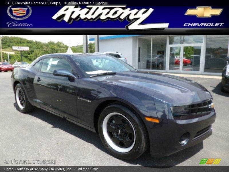 Blue Ray Metallic / Black 2013 Chevrolet Camaro LS Coupe