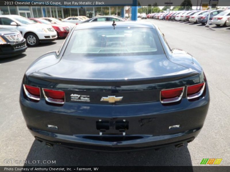 Blue Ray Metallic / Black 2013 Chevrolet Camaro LS Coupe