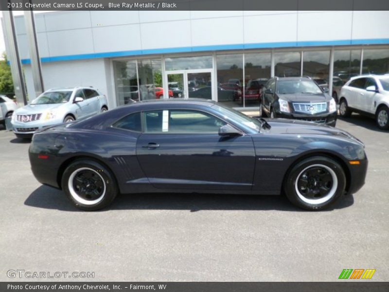 Blue Ray Metallic / Black 2013 Chevrolet Camaro LS Coupe