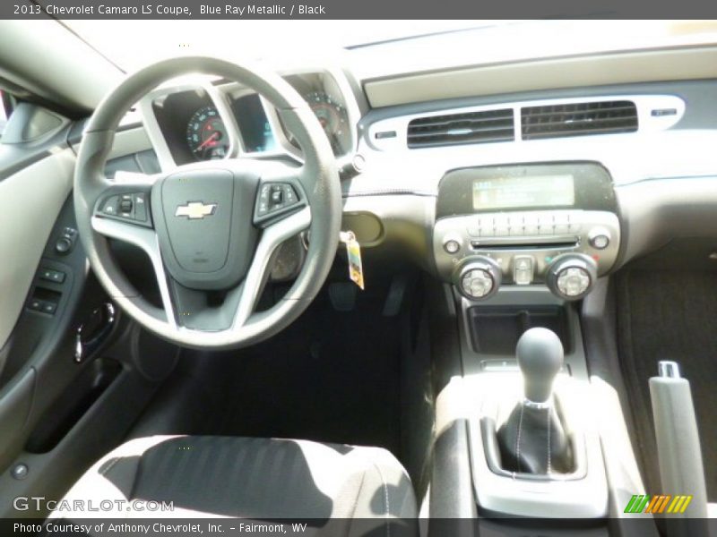 Blue Ray Metallic / Black 2013 Chevrolet Camaro LS Coupe