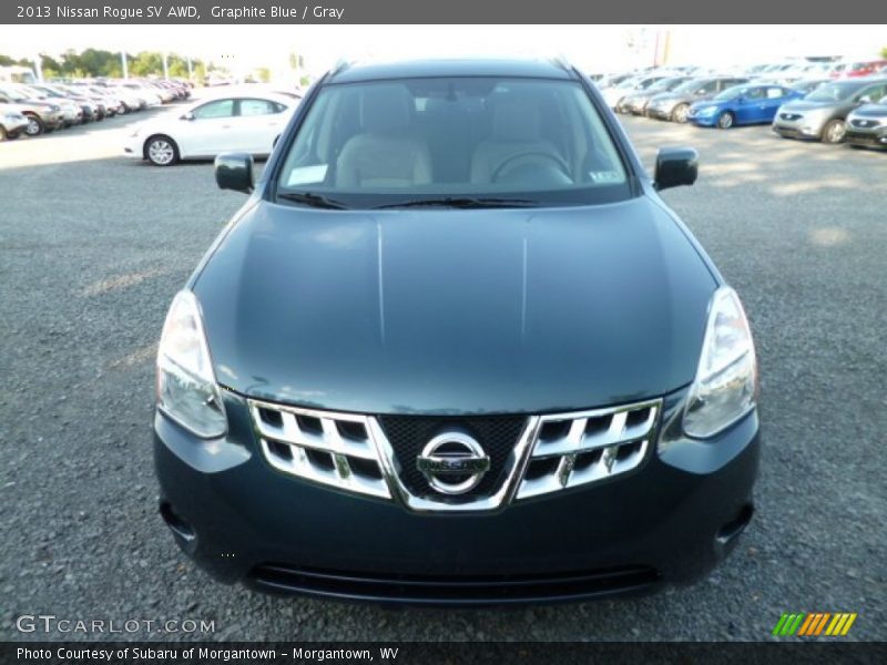 Graphite Blue / Gray 2013 Nissan Rogue SV AWD