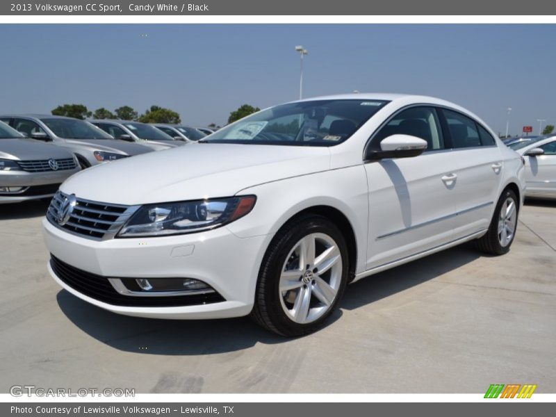 Candy White / Black 2013 Volkswagen CC Sport