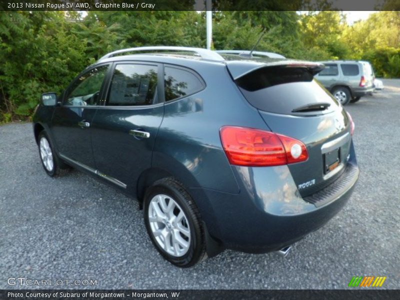 Graphite Blue / Gray 2013 Nissan Rogue SV AWD