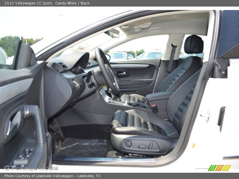 Candy White / Black 2013 Volkswagen CC Sport