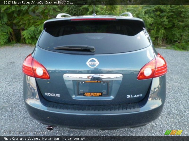 Graphite Blue / Gray 2013 Nissan Rogue SV AWD