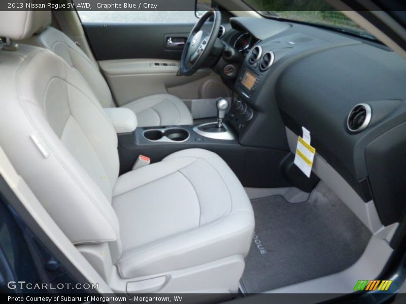 Graphite Blue / Gray 2013 Nissan Rogue SV AWD