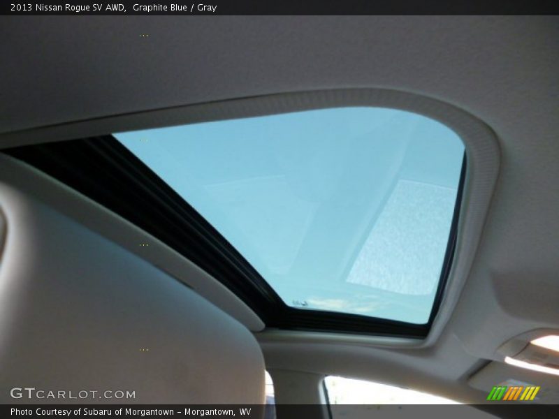 Graphite Blue / Gray 2013 Nissan Rogue SV AWD