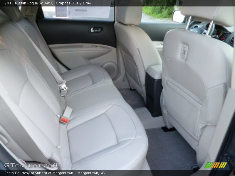Graphite Blue / Gray 2013 Nissan Rogue SV AWD